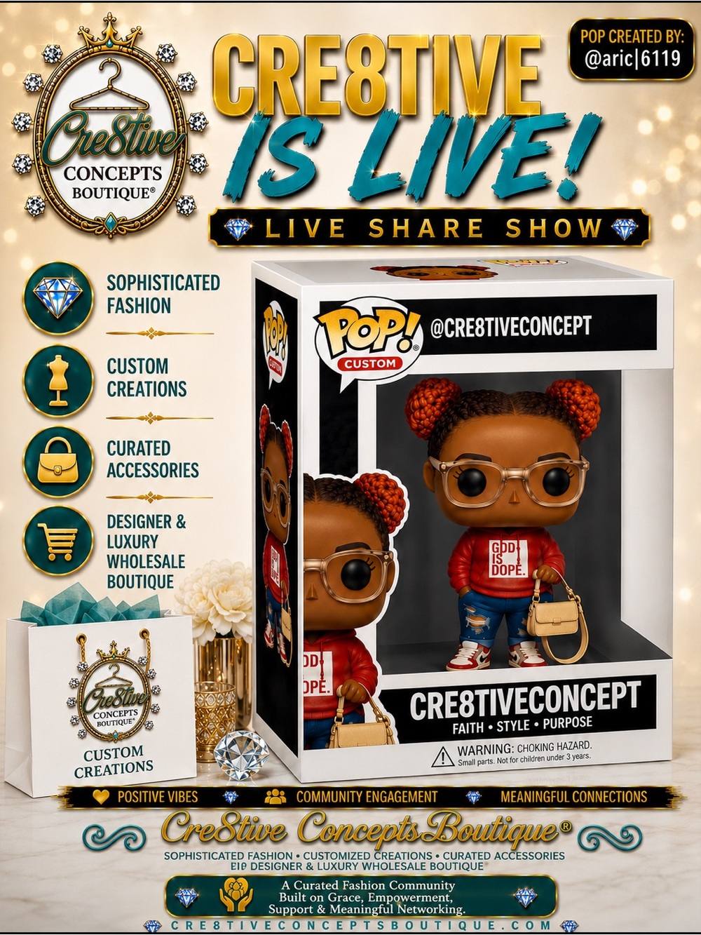 READ 💰 🎱 MAIN LIVE Notification~~>Cre8tive Concepts Boutique Share Show - Picture 4 of 16
